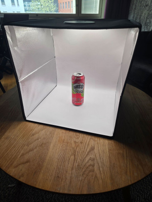 Puluz 40cm x 40cm x 40cm lightbox, led ja 12 taustaa