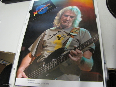 HAWKWIND DAVE ANDERSON PROMOKUVA NIMMARILLA