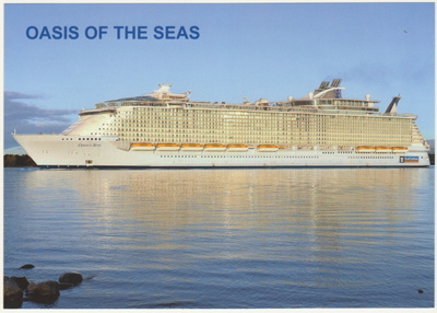 Laivakortti Oasis of the Seas varustamokortti