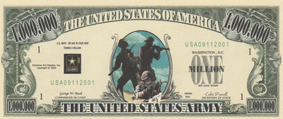 USA 1 MILJ. DOLLARS UNITED STATES ARMY (K16-S31)