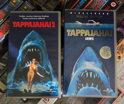 Tappajahai 1 ja 2  vhs