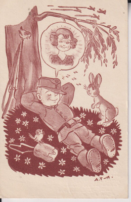 Arnold Tilgmann . Sotilas unelmoi, Kenttäpostia    e50