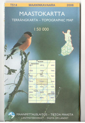 MAANINKAVAARA, maastokartta v. 2006, 1:50000, KÄYTTÄMÄTÖN
