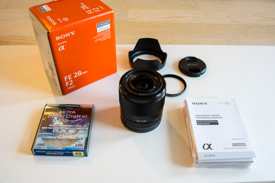 Sony FE 28mm f/2 -objektiivi
