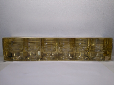 Timo Sarpaneva pisararengas lasit 6 kpl+ alp, Iittala