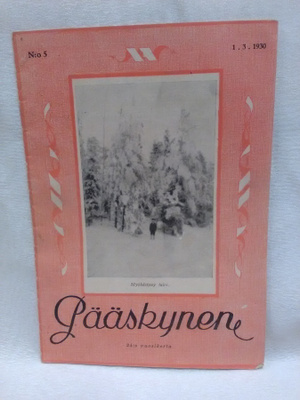 Pääskynen No 5 maaliskuu 1930