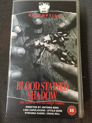 Blood Stained Shadow VHS giallo