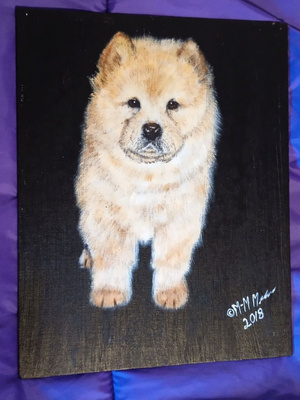 AKVARELLI  CHOW CHOW PENTU