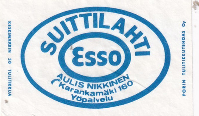 Karankamäki, Suittilahti Esso , Aulis Nikkinen   1/15
