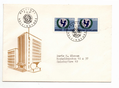 Helsinki: Virkamiesliitto 50 v (erikoisleima 3.6.1967