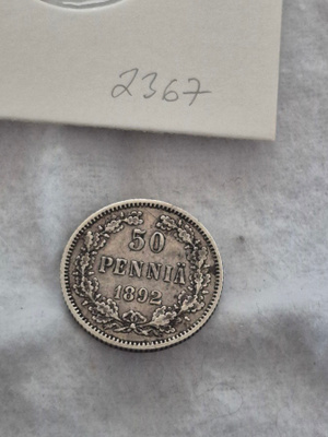 50 penniä 1892, Suomi