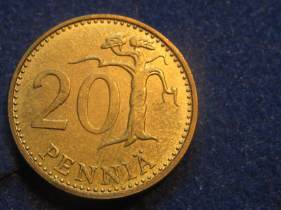 20 penniä 1970