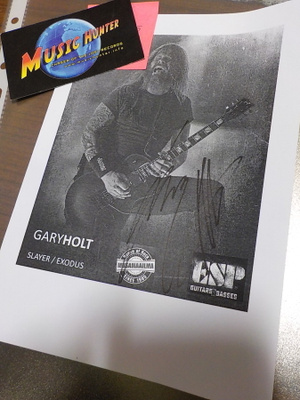 GARY HOLT  SLAYER KUVA NIMMARILLA
