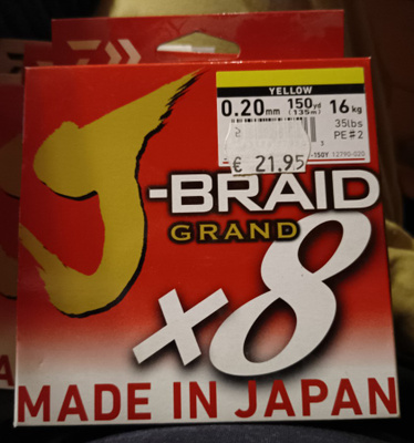 Daiwa J-braid x8