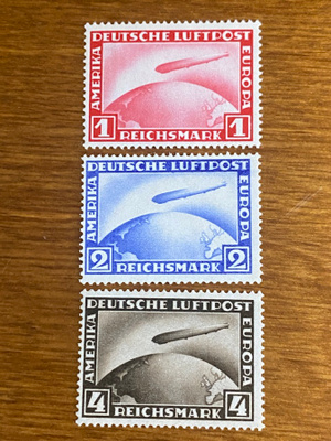 SAKSA REICH 1928-1931 ZEPPELIN SARJA**