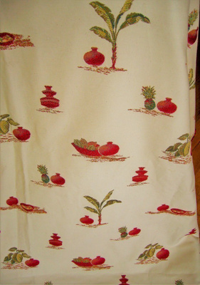 Jacquard tyyppinen verhokangas