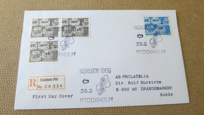 FDC Ruotsi 1969: Norden