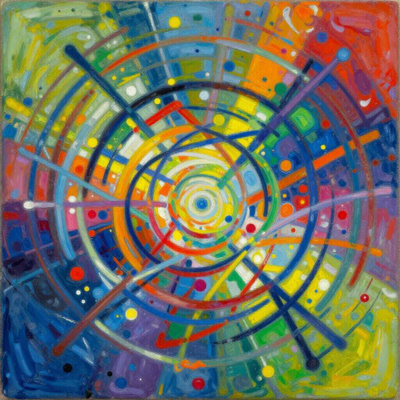 Uusi abstrakti alumiinitaulu 20 cm x 20 cm