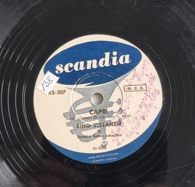 Savikiekko 1958 - Eino Virtanen - Scandia KS-307