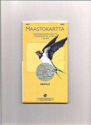 Maastokartta 1:50 000 Kestilä