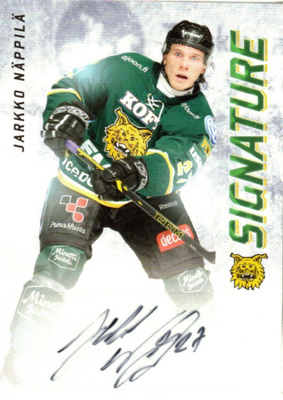 2015-16 CardsetJARKKO NÄPPILÄ Ilves Signature nimmari
