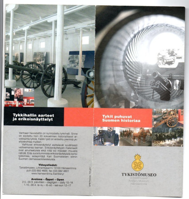 Hämeenlinna: Tykistömuseon esite