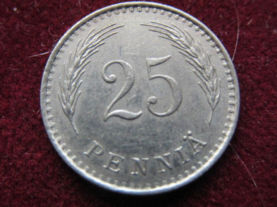 25 penniä 1936