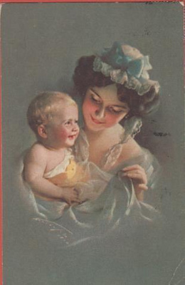 Äiti ja lapsi - kulk v 1920