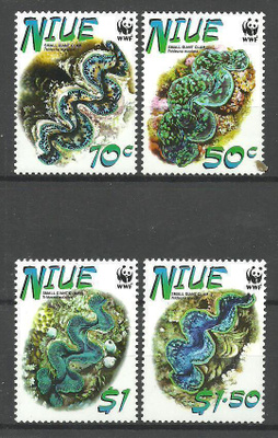 WWF-sarja simpukat NIUE Tyynimeri **