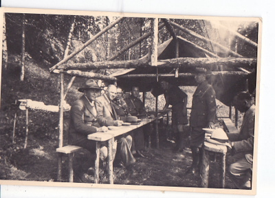 VANHA Valokuva Partio Suojeluskunta Pomot Malmberg ym 1920-l