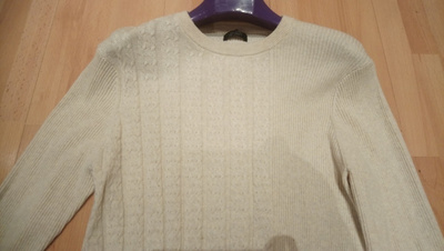 ZARA MAN beige miesten neule L-koko