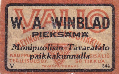 Pieksämä , W. A. Winblad   VALIO  V 544  s21