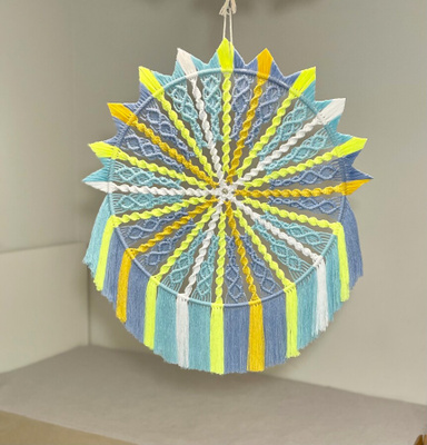 "Valo" makramee - 63 cm x 72 cm