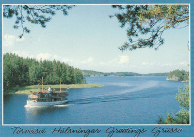 LAIVAKORTTI - HÖYRYLAIVA SAIMAALLA