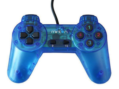Minton MGC-360 USB 2.0 PC Peliohjain, sininen *UUSI*
