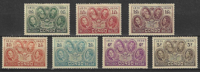 (S0117) BELGIAN CONGO, 1935 (50 Years of Congo State). MH*