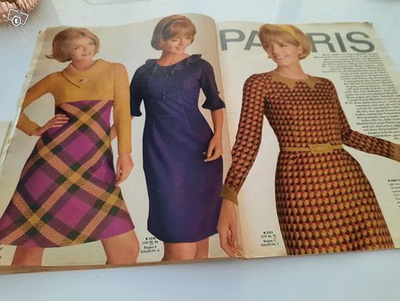 Vintage  kaava lehti Neuer Schnitt 1965/10