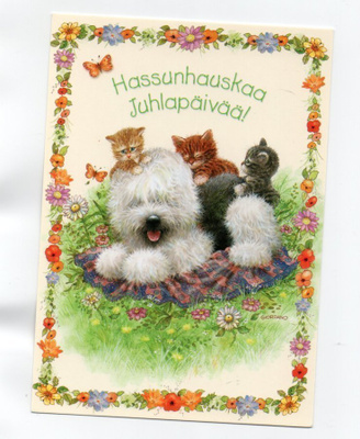°°HASSUNHAUSKAA JUHLAPÄIVÄÄ!°° -KORTTI / Papron (Giordano)