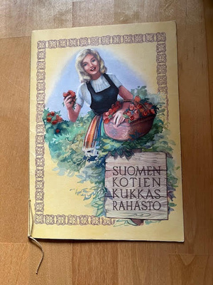 Hääpäiväonnittelukortti Suomen Kotien Kukkasrahasto