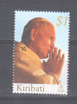 Kiribati Paavi aiheinen merkki.