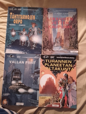 Avaruusagentti Valerianin seikkailuja 4 albumia.