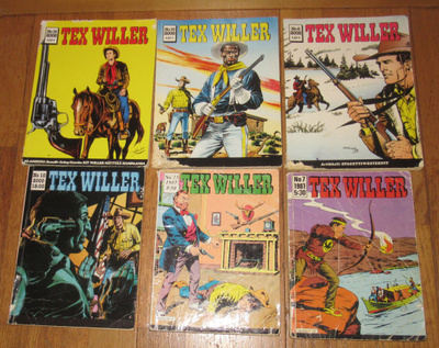 Tex Willer 6 kpl:n paketti