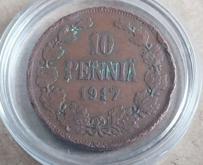 10 penniä 1917