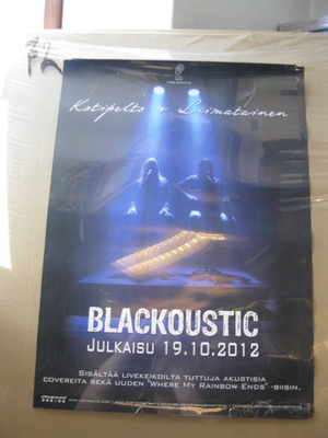 KOTIPELTO & LIIMATAINEN BLACKOUSTIC KEIKKAJULISTE