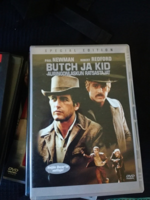 Butch ja kid auringonlaskun ratsastajat