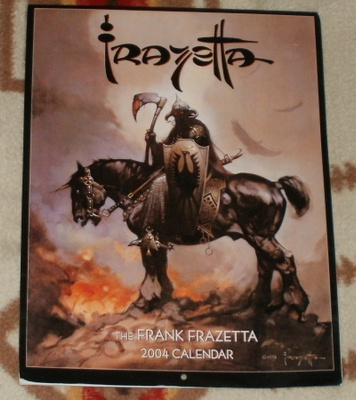 FRANK FRAZETTA # 2004 # Seinäkalenteri