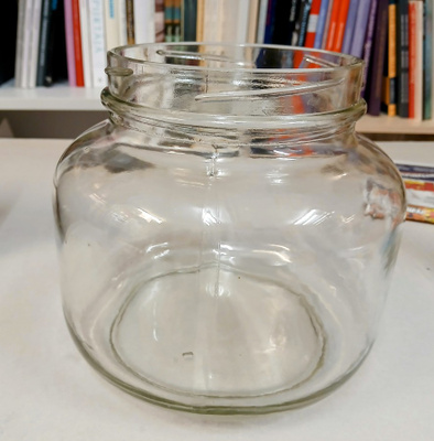Lasi purkki