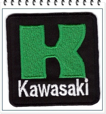 Kawasaki -kangasmerkki / haalarimerkki
