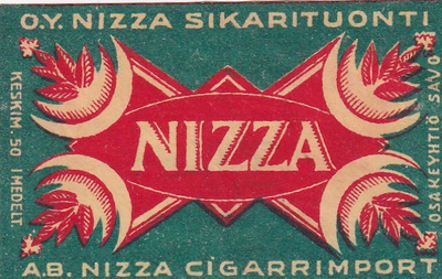 NIZZA , Oy Nizza sikaarituonti     s24