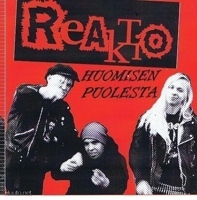 REAKTIO huomisen puolesta CD -2009- helsinki punk